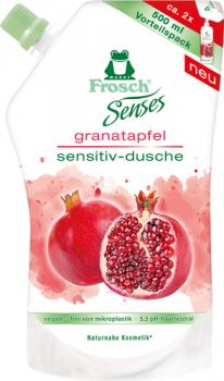 Frosch Senses Granatapfel Sensitiv-Dusche, pH-hautneutral, Nachfüllbeutel, 500ml