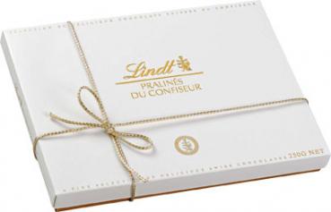 Lindt Pralinés du Confiseur GOLD/WEISS, Bonbonniere, 250 Gramm