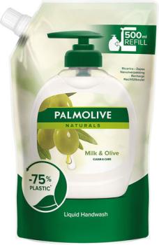 Palmolive Naturals Milch & Olive, Flüssigseife, Nachfüllbeutel (ohne Pumpe), 500ml