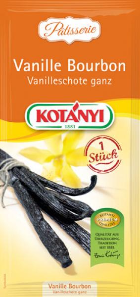 Kotanyi Vanille Bourbon, Vanilleschote ganz, 3 Gramm