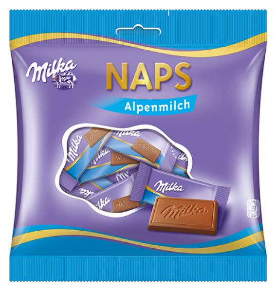 Milka Naps Alpenmilch, 119g