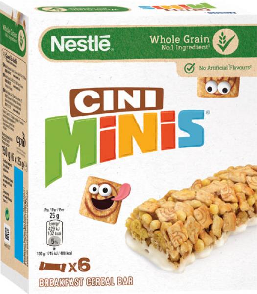 Nestlé Cini Minis Cerealien-Riegel, 6 Stück