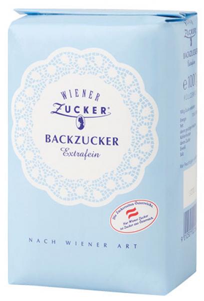 Wiener Zucker Backzucker Extrafein, 1kg